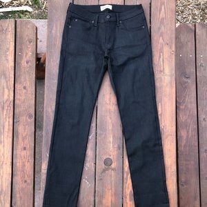 Naked & Famous Super Guy - Black Power-Stretch Jeans 33 x 33